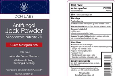 Label (Dch Jockp 32 Jock Powder)